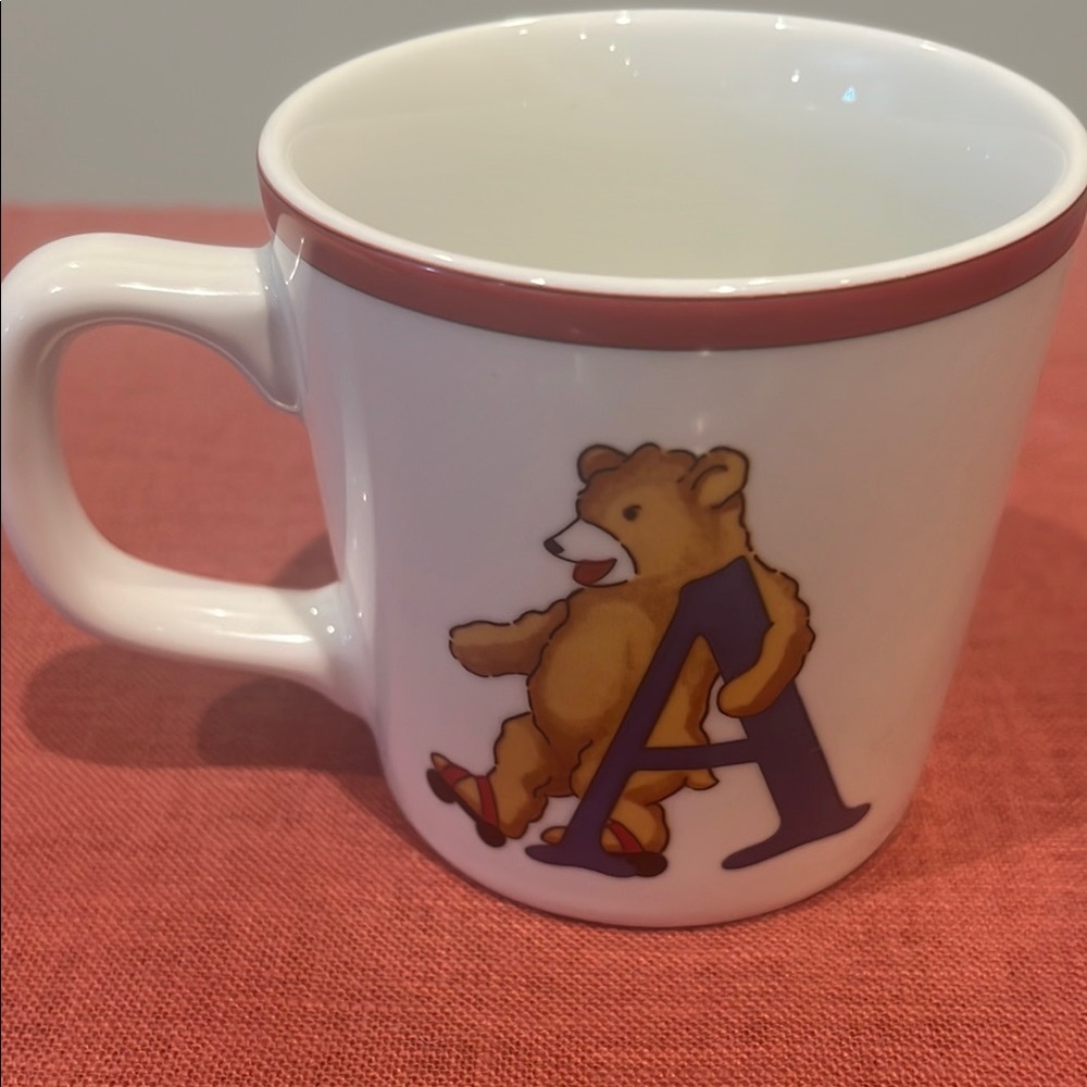 Teddy Bear Alphabet Mug